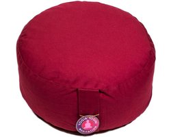 Meditatiekussen Rood extra hoog