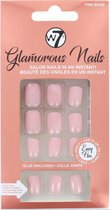 W7 Glamorous Nails - Pink Beige (With Nail Glue)