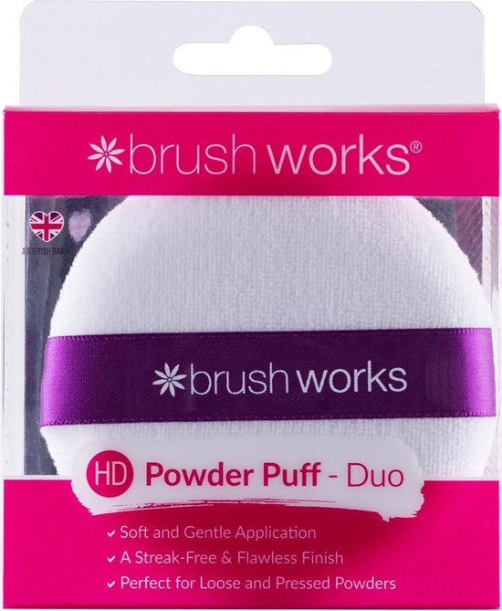 Brushworks Powder Puff (2 Stuks) - Brushworks