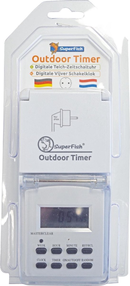 SuperFish Outdoor Timer NL digitale schakelklok