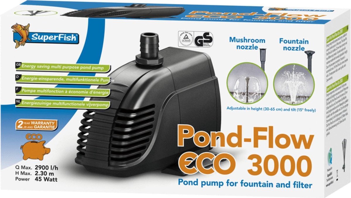Superfish Pond Flow Eco 3000