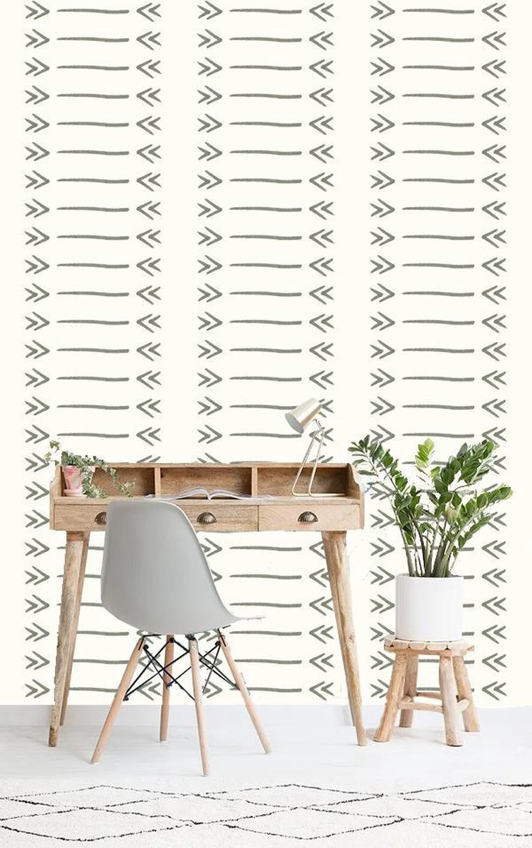 Behang Indian Arrows Catchii Casual Collectie groen