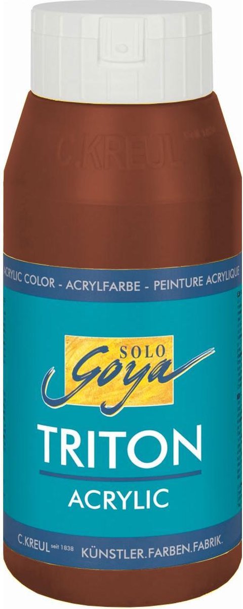 Solo Goya TRITON - Donker Oxide Bruin Acrylverf – 750ml