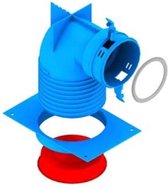 Burgerhout HB-Plus ventielaansluitstuk 90° blauw