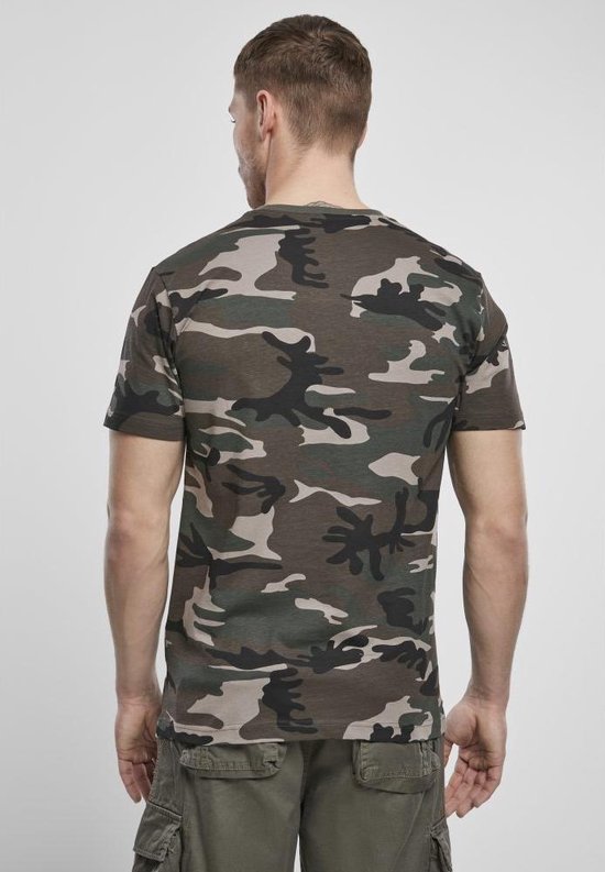 Brandit Premium Heren T-shirt - woodland - 7XL