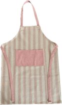De La Mur Line - kinderschort - keukenschort kind - knutselschort - kliederschort Pink Small Stripes