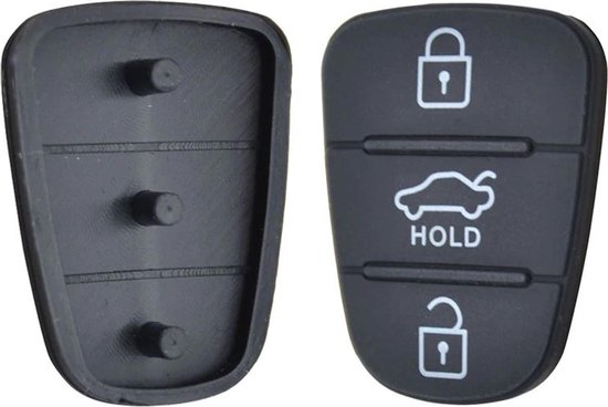 PMELCXD 3 toetsen behuizing van de afstandsbediening type mes voor Hyundai i10 i20 i30 ix20 ix35 en Kia Ceed Soul Sportage Venga - autosleutelbehuizing Pilot autosleutel (2 stuks