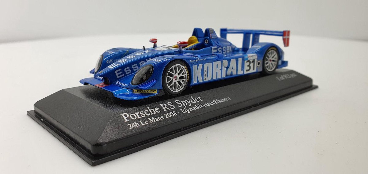 Minichamps Porsche RS Spyder 24h Le Mans 1:43 Elgaard/Nielsen/Maassen