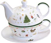 Tea 4 One Christmas Evergreen White