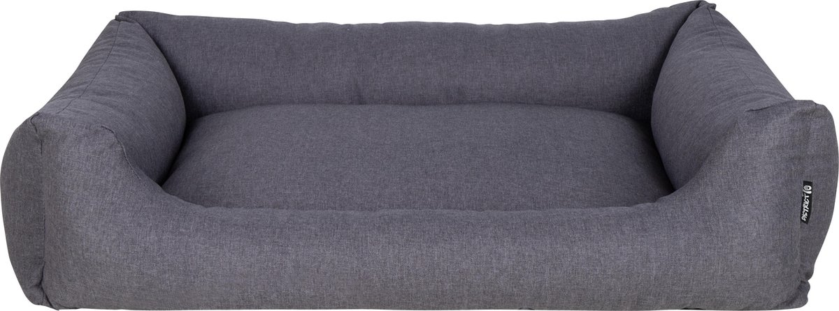 District 70 CLASSIC Box Bed - Comfortabele Hondenmand met afneembare & wasbare hoes - in 4 kleuren en S/M/L/XL - Kleur: Charcoal Grey Maat: Large - 100 x 70 cm