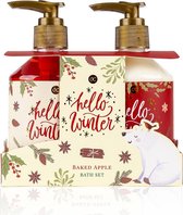 Accentra - Hello Winter Baked Apple Shower Gel Shower Gel Gel Gel 250Ml + Body Lotion 250Ml Giftset