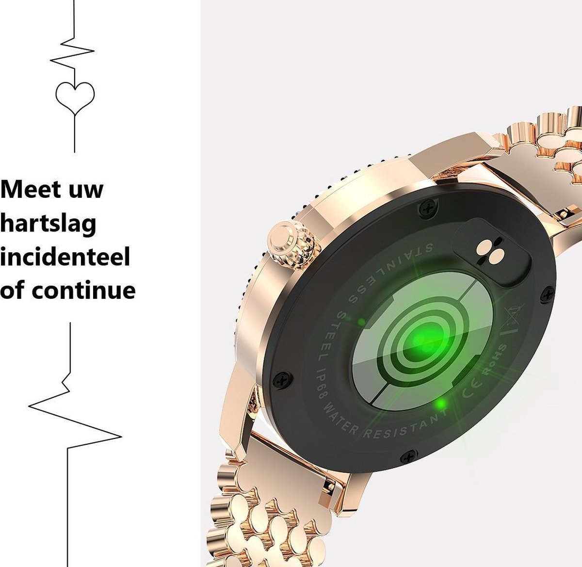 Pireware Elegance 3 Smartwatch voor dames, premium