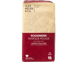 Alex Meijer Roodmerk snelfiltermaling koffie 6x250 gram
