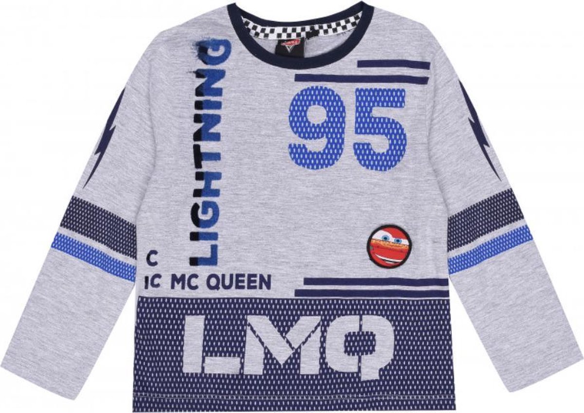 Disney Cars - longsleeve / shirt - jongens - grijs - maat 104