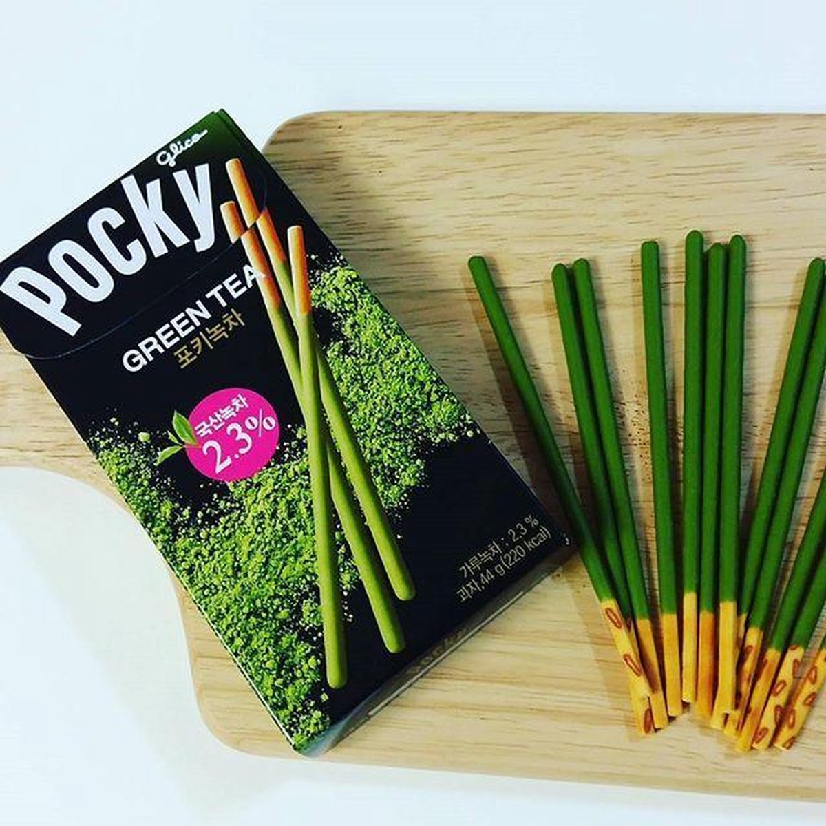 2x Pocky Matcha Green Tea / Japans Koreans Snack Snoep Chocolade bol