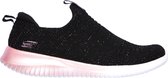 Skechers Ultra Flex-Metamorphic Meisjes Sneakers - Black/Rose Gold - Maat 30