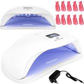 BeautyLushh Professionele 72W. LED Nagellamp Set Incl. 10 Gratis Dermarolling Nagel Clips