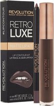 Makeup Revolution Retro Luxe Matte Lip Kit - Glory