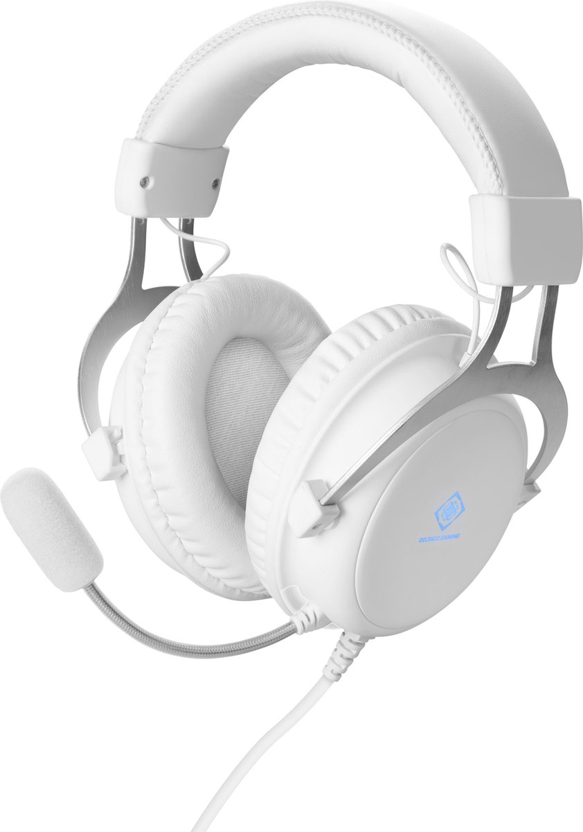 Deltaco White Line WH85 - Stereo Gaming Headset - Led Verlichting - Wit