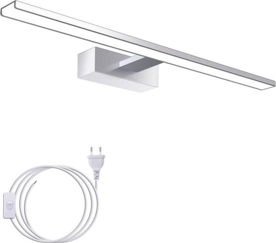 Solmore Led-spiegellamp, 60 cm, 15 W, IP44, waterdichte badkamerlamp  voor... | bol.com