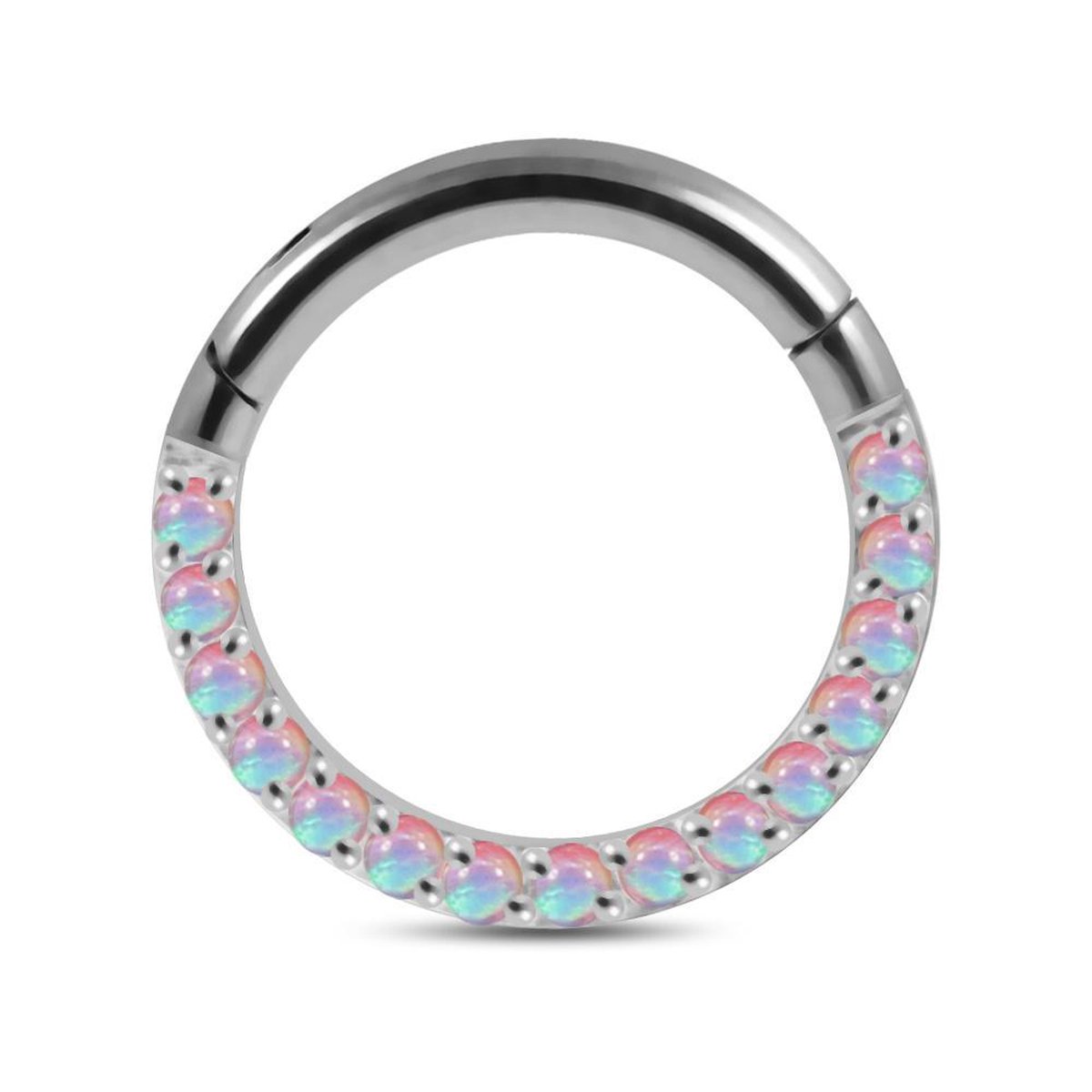 Daith Septum Piercing Ring - Opaal - PiercingsWorks