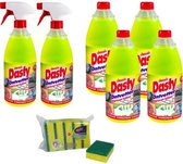 Dasty Ontvetter Pack: 2x Spuitfles + 4x Navulling + GRATIS set van 5x schuursponzen en 1x schoonmaakhandschoenen