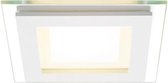 Home sweet home inbouwspot LED Glass vierkant - wit