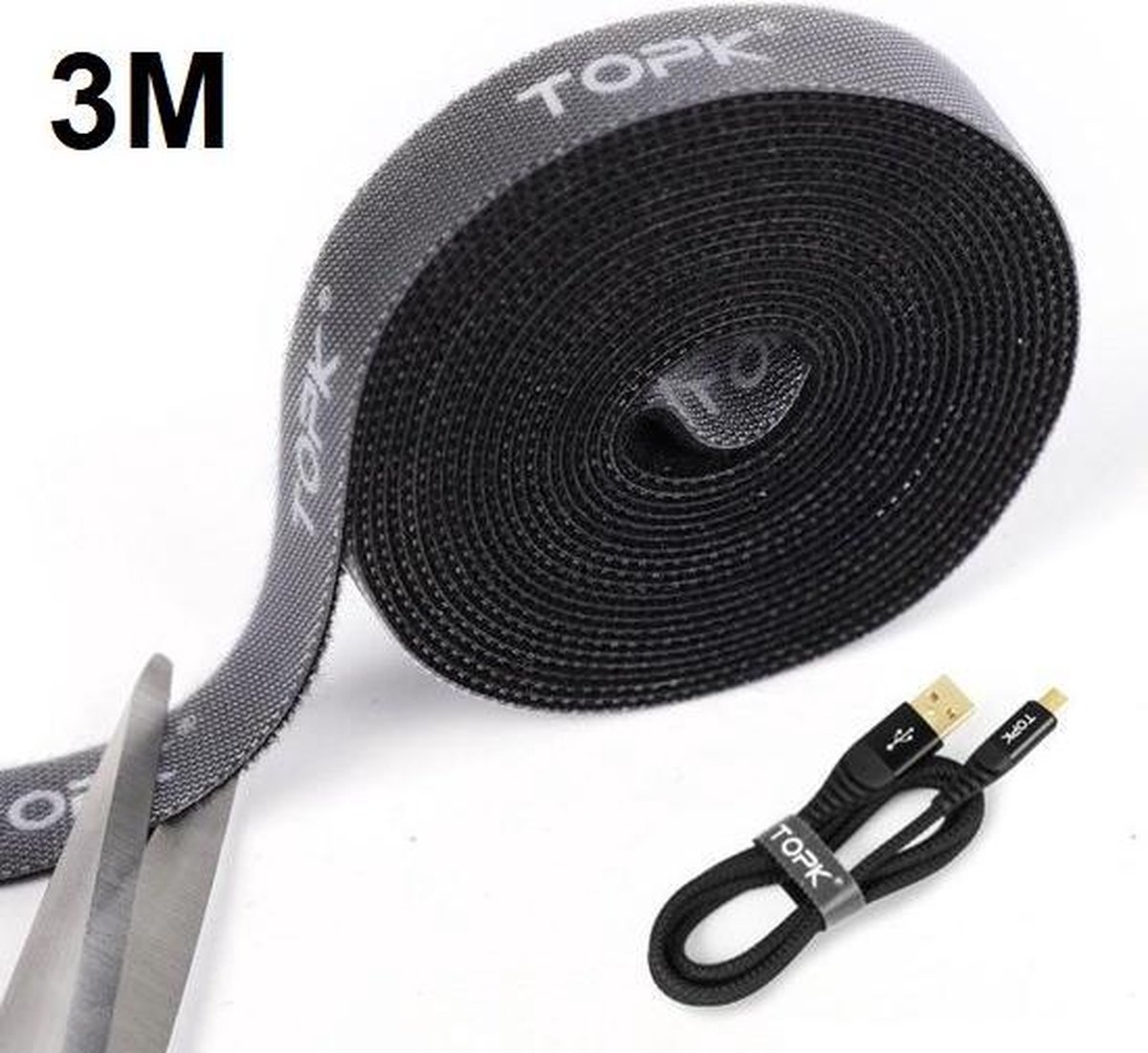 TOPK - kabel organizer- kabel klemmen - 3 meter