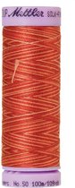 AMANN SILK-FINISH COTTON, MULTI-COLOR GAREN, ROOD,100M, COL. 9832, PER STUK.