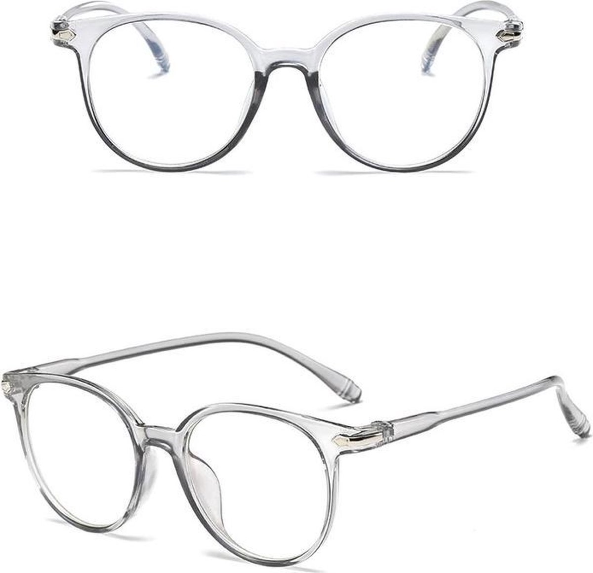 Computerbril - Blauw Licht Bril - Blue Light Glasses - Grijs