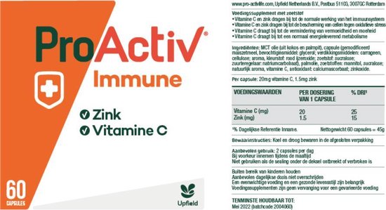 Becel Proactiv Immune Voedingssupplement Voor Een Sterker Immuunsysteem 60 Tabletten