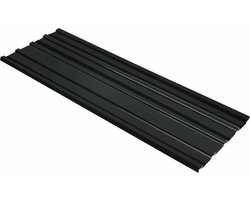 vidaXL - 12 - st - Dakpanelen - gegalvaniseerd - staal - antracietkleurig