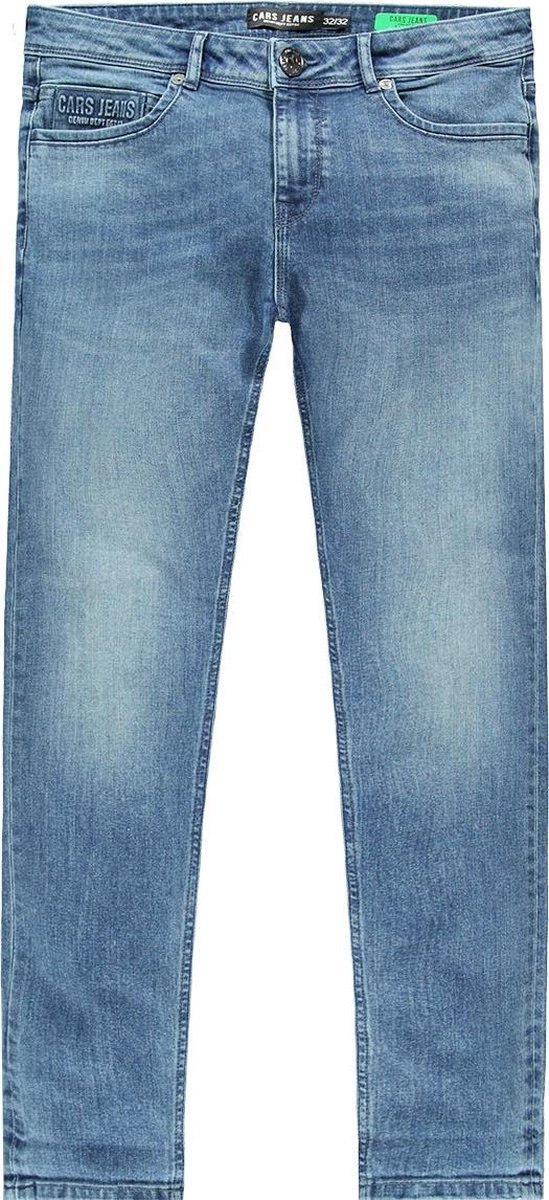Cars Jeans Heren DOUGLAS DENIM Regular Fit BLEACHED USED - Maat 31/34