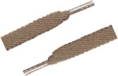 Cordial - schoenveters - beige plat - veterlengte55 cm 2-4 gaatjes