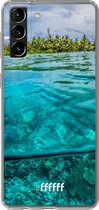 6F hoesje - geschikt voor Samsung Galaxy S21 -  Transparant TPU Case - Beautiful Maldives #ffffff