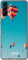 6F hoesje - geschikt voor Samsung Galaxy S21 -  Transparant TPU Case - Air Balloons #ffffff
