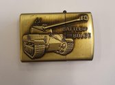 Aansteker benzine -brushed brass - (model zippo) battle of bulge