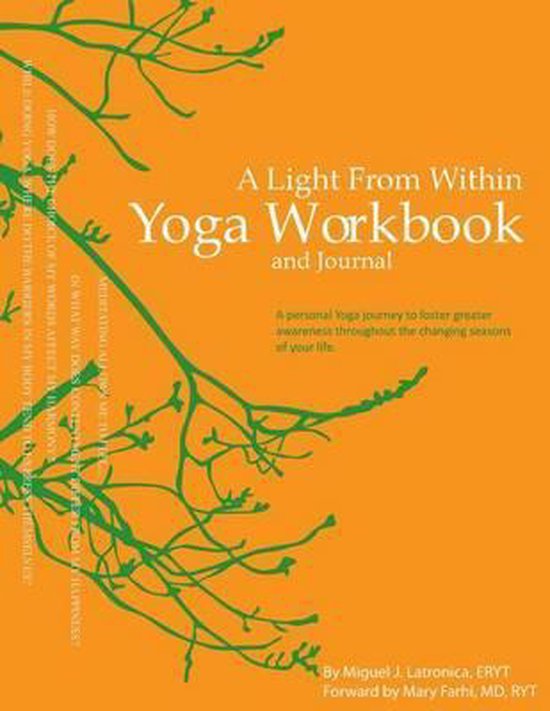A Light From Within Yoga Workbook and Journal - cover