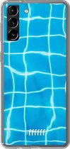 6F hoesje - geschikt voor Samsung Galaxy S21 Plus -  Transparant TPU Case - Blue Pool #ffffff