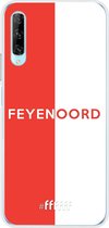 6F hoesje - geschikt voor Honor 9X Pro -  Transparant TPU Case - Feyenoord - met opdruk #ffffff
