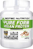 Scitec Nutrition - Green Series - Pure Form Vegan Protein - 450 gram - poeder - Hazelnoot-Toffee