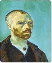 Muismat Vincent van Gogh 2 - Opgedragen aan Gauguin - Schilderij van Vincent van Gogh muismat rubber - 19x23 cm - Muismat met foto