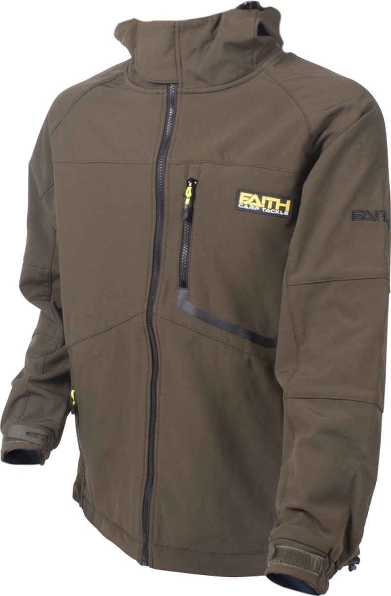 Faith Softshell Jacket - Olive - Maat XL - Groen