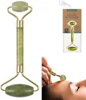 Paasgeschenken Groene Jade Roller Gezichtsmassage Roller - Groen - 100% Natuurlijke Jade steen