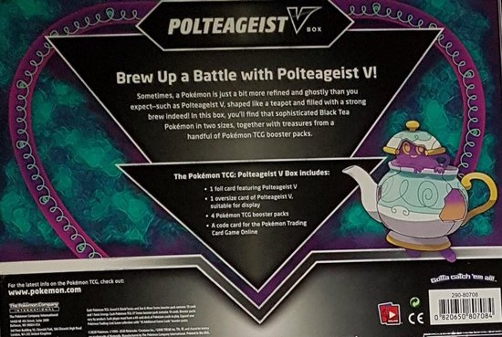 Pokemon TCG: Polteageist V Box 