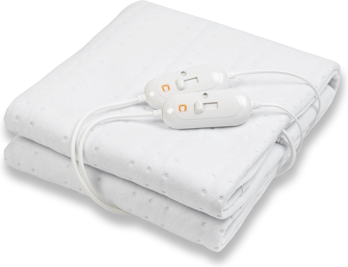 Afbeelding 2 van Cresta Care elektrische deken 2 persoons | Cosy fleece | 160 x 140 cm | 2 apart instelbare controllers | Machine wasbaar | TUV GS goedgekeurd | Ökotex gecertificeerd