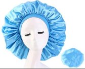 FRESHCOUPES - Silky Bonnet - Babyblauw - Geschikt voor optimale bescherming van jouw haren