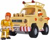 foto van Simba Brandweerman Sam Jeep 4x4 + Figuur en Licht