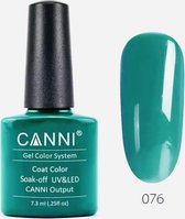 Canni - Gel nagellak - Gellak - Gelpolish - Gel Polish - UV & LED - Dark Emerald (076)