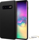 Back cover Samsung S10 - Back cover zwart - Samsung Galaxy S10 - Zwart - Hoesje Samsung S10